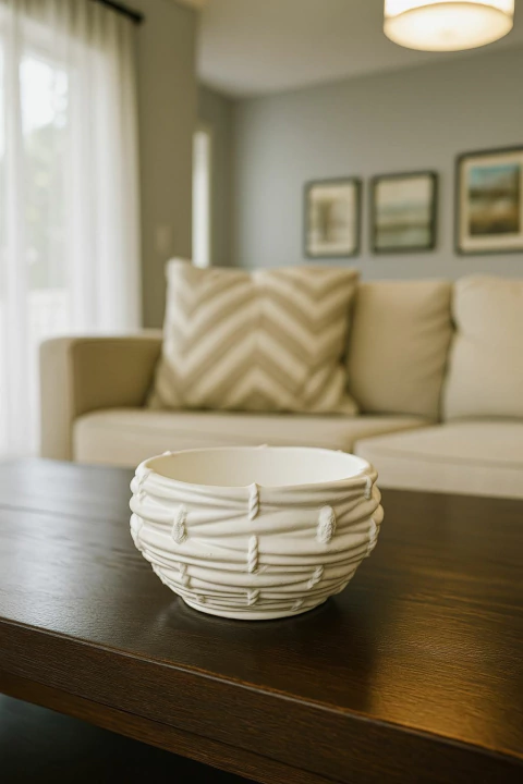 CUENCO NIDO YESO 8 CM - comprar online