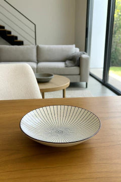 Imagen de BOLWS ENSALADERA CONICA PORCELANA CON DISEÑ0