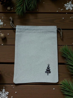 BOLSITA LIENZO NAVIDEÑAS 9.5x15 CM (CHICA) - comprar online