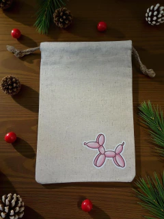 Imagen de BOLSITA LIENZO NAVIDEÑAS 9.5x15 CM (CHICA)