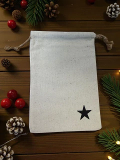 BOLSITA LIENZO NAVIDEÑAS 9.5x15 CM (CHICA) - comprar online