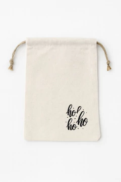 BOLSITA LIENZO NAVIDEÑAS 14X20CM (GRANDE)