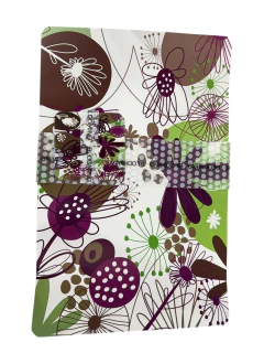 SET X 6 INDIVIDUALES RECTANGULARES CON 6 POSAVASOS BLOOMING - comprar online