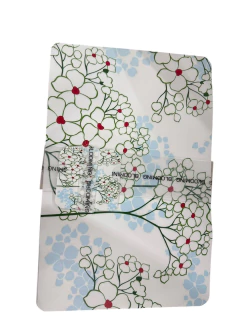 SET X 6 INDIVIDUALES RECTANGULARES CON 6 POSAVASOS BLOOMING - tienda online