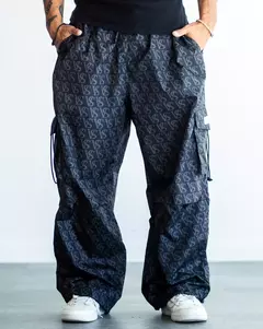 Pantalon Cargo Baggy Dark Royal Black