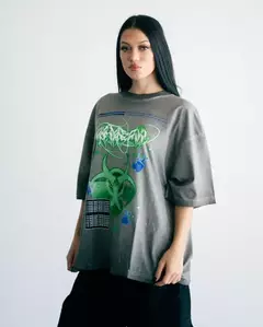 Remera Oversize Boxyfit Washed Maltinto Radar - comprar online