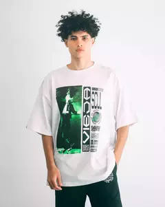 Remera Oversize Viejascul Reborn Blanco - comprar online