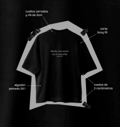 Remera Boxyfit Pravia Clothing 666 - SamoaShop