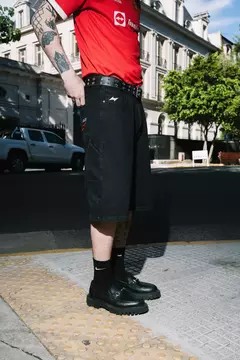 Bermuda Carpintero Baggy Clos Negra en internet