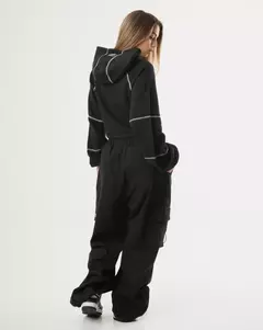 Hoodie Boxy Woman Viejascul Negro - tienda online