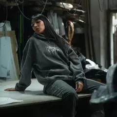 Hoodie Rituals Oversize Washed Spectrum - tienda online