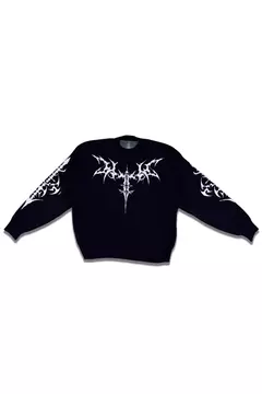 Sweater Oversize Cruz Negro - SamoaShop