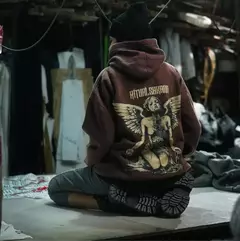Imagen de Hoodie Rituals Oversize Washed Angel Mock Me