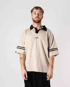 Chomba Polo ViejaScul Circle Lines Beige en internet