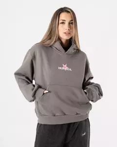 Hoodie Boxyfit Frizado Viejascul Britney Gris en internet