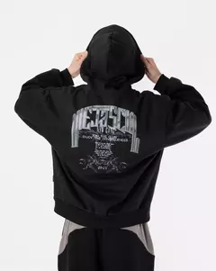 Hoodie Boxyfit Frizado Viejascul New Gang - SamoaShop