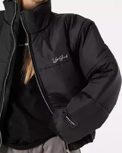 Campera Boxyfit Puffer Viejascul Signature Negra en internet