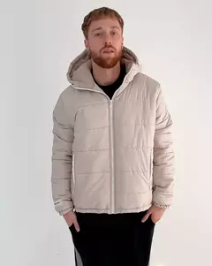Puffer Jacket ViejaScul Con Capucha Tiza en internet
