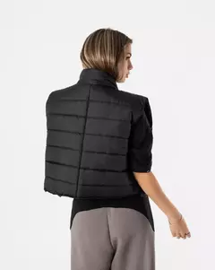 Chaleco Crop Viejascul Fantasy Negro - SamoaShop