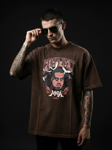 Remera Oversize ViejaScul Washed Kanye West - comprar online
