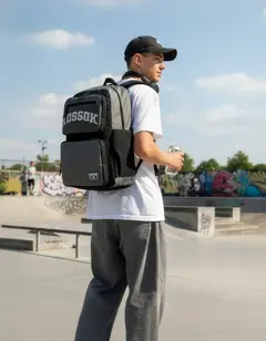 Mochila Kossok Cross Escolar Porta Laptop Reforzada - SamoaShop