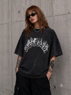 Remera Boxyfit Relaxed Viejascul Arde Washed en internet