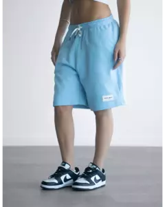 SHORT DE ALGODON OVERSIZE BASIC PATCH VIEJASCUL MAJIN - SamoaShop