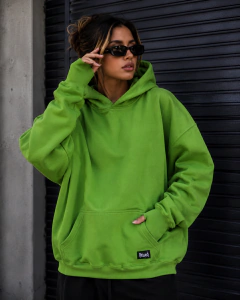 Hoodie Rituals Oversize Liso Verde