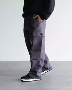 Cargo Gabardina 8oz Baggy Viejascul Underground Gris en internet