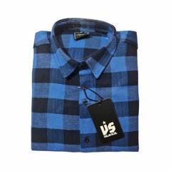 Camisa Leñadora Viejascul Bull Azul - solo S - comprar online