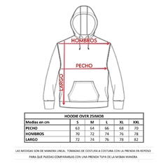 [SOLO ONLINE] Hoodie Oversize 25iMOB Bomb Negro en internet