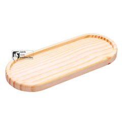 BANDEJA RETANGULAR - EM MADEIRA PINUS - 30x12x02cm - SKU 1673