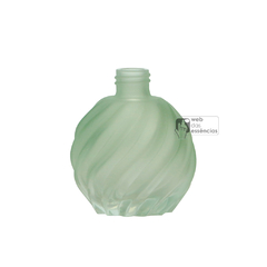 Vidro Bola Torcido - Verde Fosco - 280ml Rosca 28 - SKU 1050 -