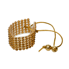 Acessório para frascos - Colar com strass - na internet