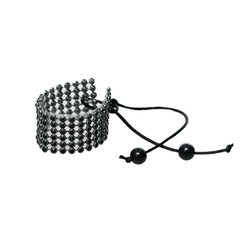Acessório para frascos - Colar com strass -
