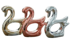 Enfeite - Cisne luxo Rosé - SKU 453 - - comprar online
