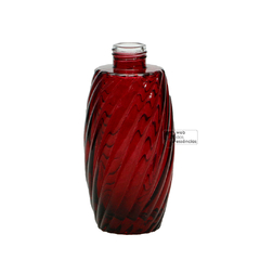 Vidro - Espiral Vermelho - 250ml Rosca 28 - SKU 265 -
