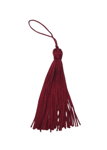 Franja decorativa simples Vermelho - 10 unidades - comprar online