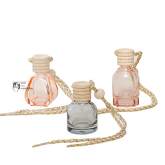 FRASCO EM VRIDRO PARA AROMATIZADOR PARA CARROS - COLORIDO - ***