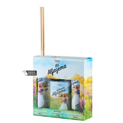 KIT ALFAZEMA - AROMATIZADOR + SABONETE + DEO COLONIA - 120 ML CADA - SKU 1806 -