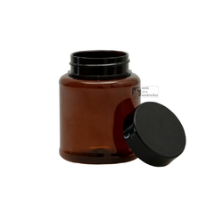 Pote Ambar Tampa preta - 250ml - SKU 806 -