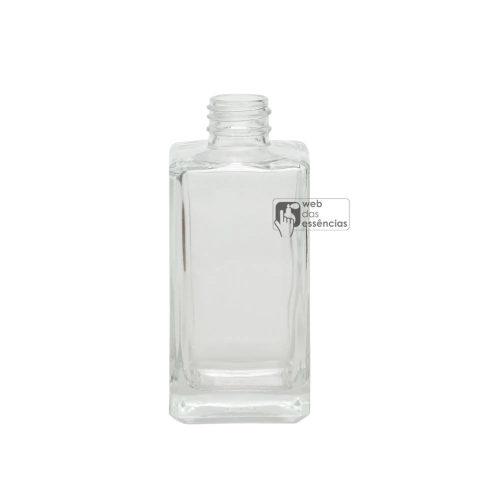 Vidro - Square transparente - 250ml Rosca 28
