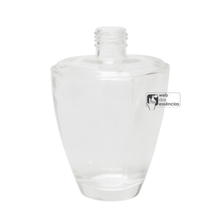 FRASCO VIDRO DIAMANTE TRANSPARENTE - 400ml R28 - 1805 -