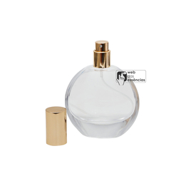 Vidro Oval - Tampa Spray 60ml - SKU 1440 - - Web das Essências
