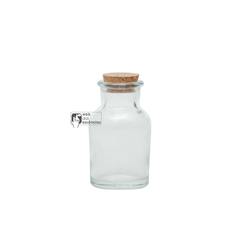 Vidro - Cilíndrico c/ Rolha - 60 ml - SKU 620 -