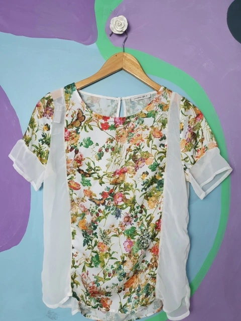 Blusinha Floral Luigi Bertolli