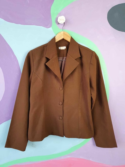 Blazer Alfaiataria Chocolate