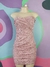 Vestido Drapeado Rosè
