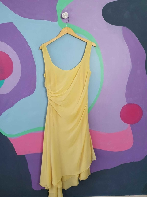 Vestido Longo Festa Amarelo