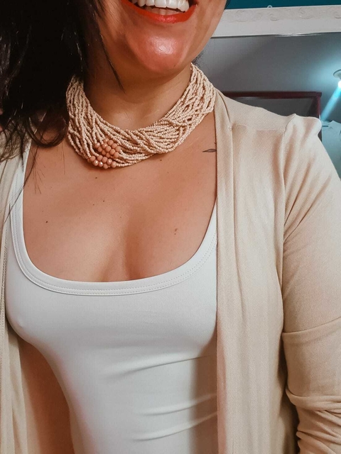 Colar Missangas Nude - comprar online